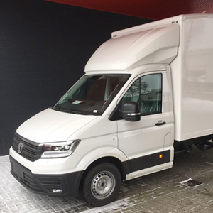 VW Crafter, brandneue Spoiler für die neue Baureihe.